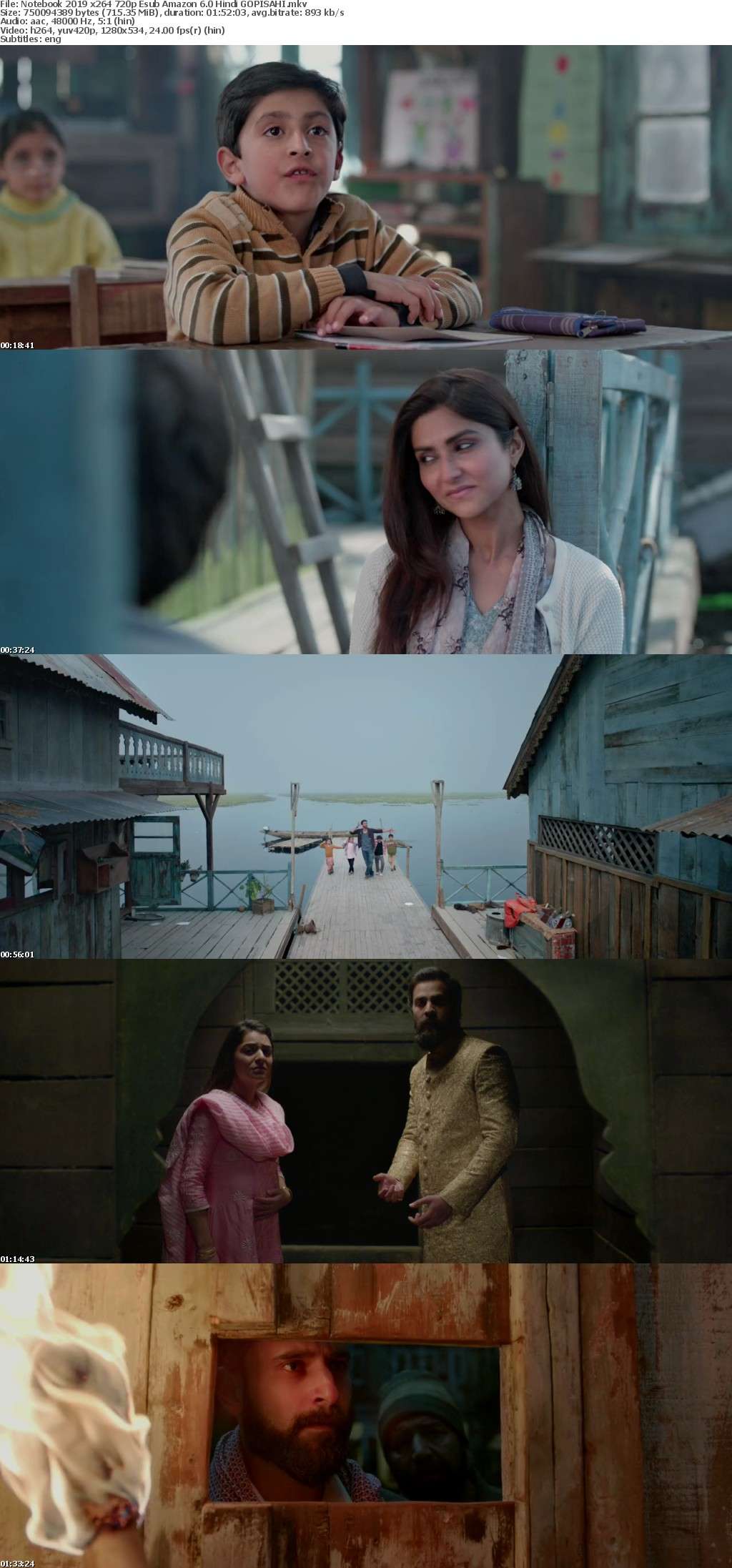 Notebook 2019 x264 720p Esub Amazon 6 0 Hindi GOPISAHI Notebook 2019 x264 720p Esub Amazon 6 0 Hindi GOPISAHI