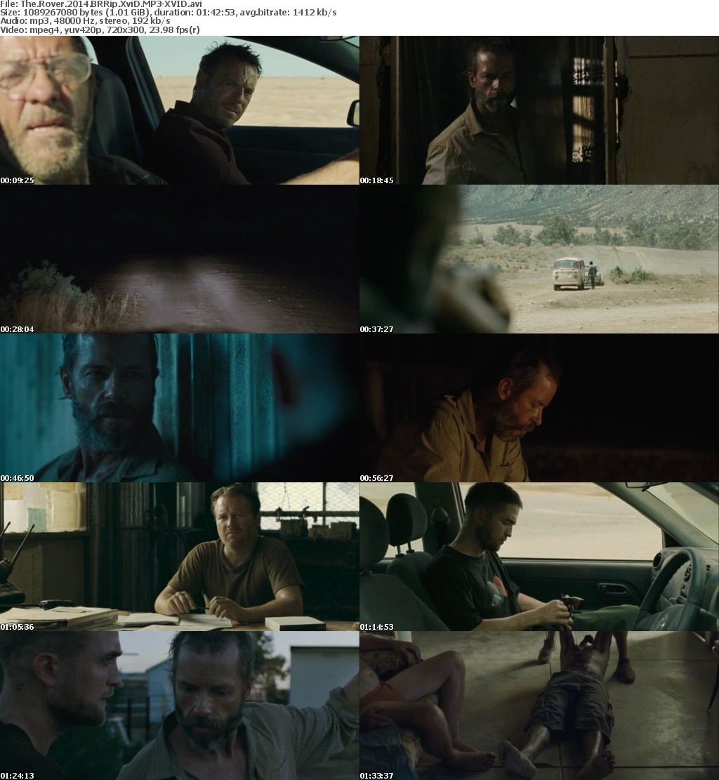 The Rover (2014) BRRip XviD MP3-XVID