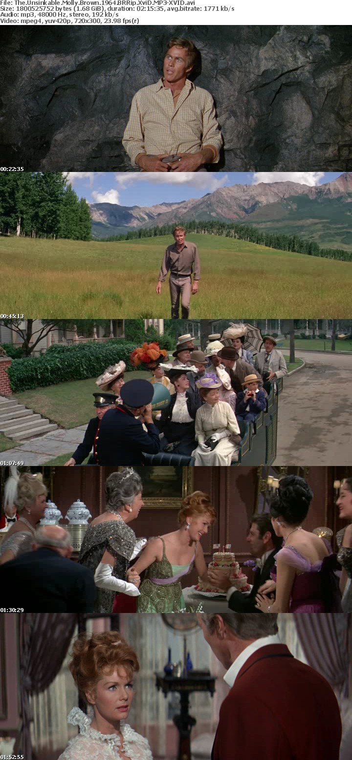 The Unsinkable Molly Brown 1964 BRRip XviD MP3-XVID The Unsinkable Molly Brown 1964 BRRip XviD MP3-XVID
