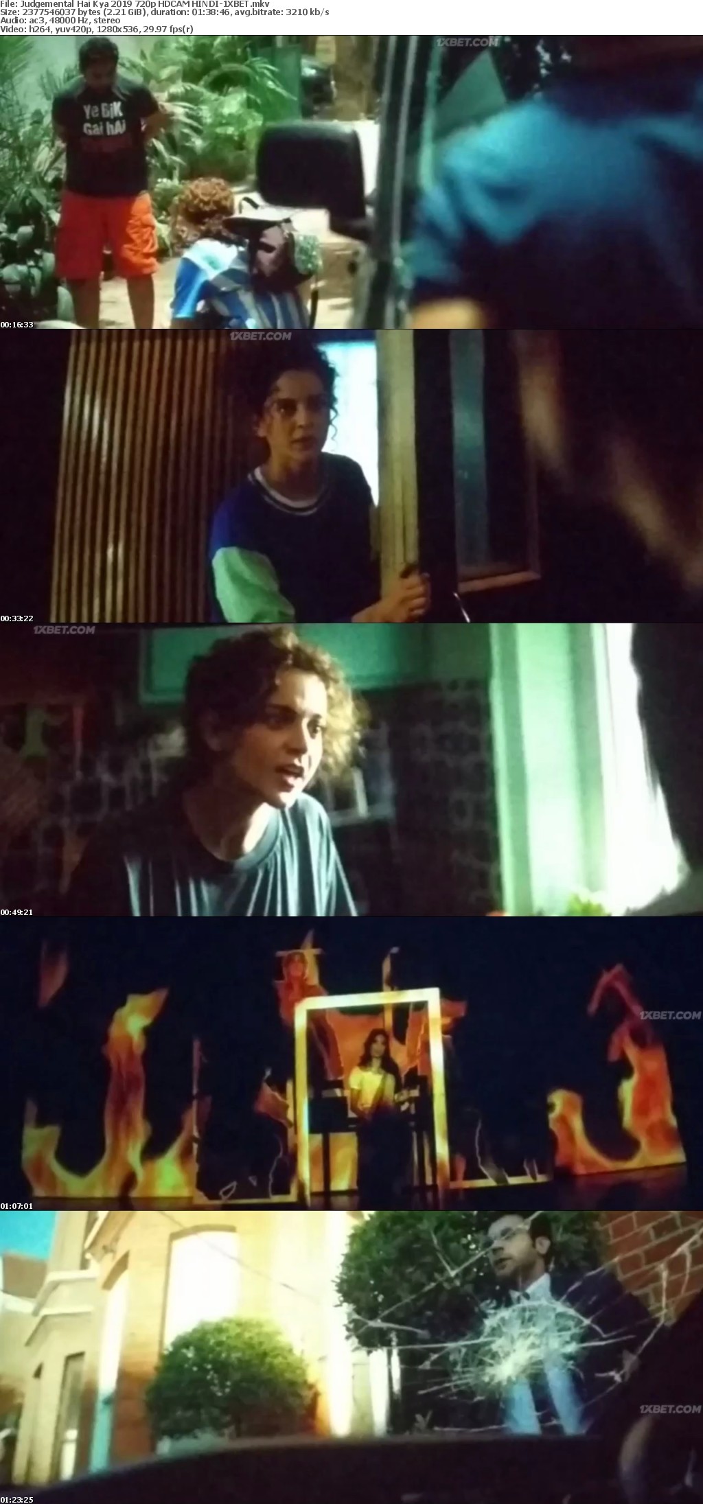 Judgemental Hai Kya 2019 720p HDCAM HINDI-1XBET Judgemental Hai Kya 2019 720p HDCAM HINDI-1XBET