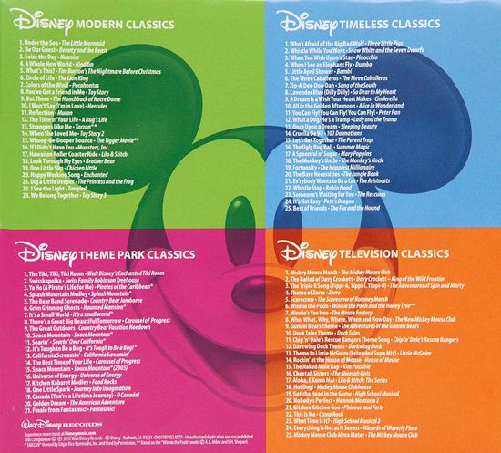 典藏迪士尼DisneyClassics+宮崎駿兒童合唱精選+兒歌-歡樂歌謠+紅田嬰台語傳統兒歌集
