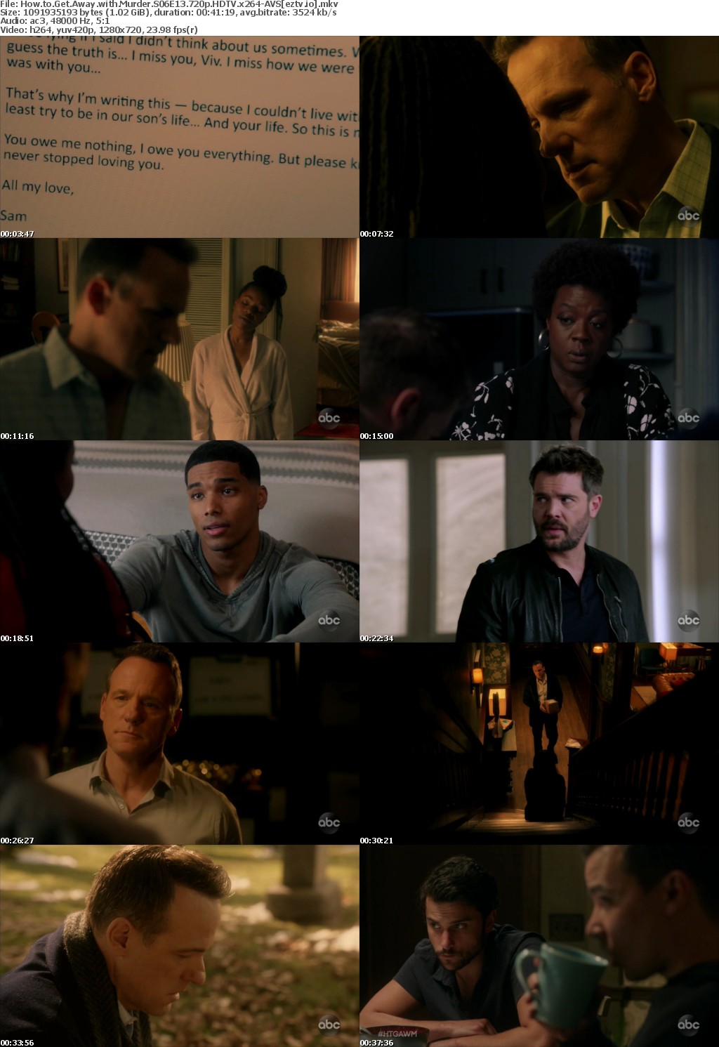 How to Get Away with Murder S06E13 720p HDTV x264-AVS How to Get Away with Murder S06E13 720p HDTV x264-AVS