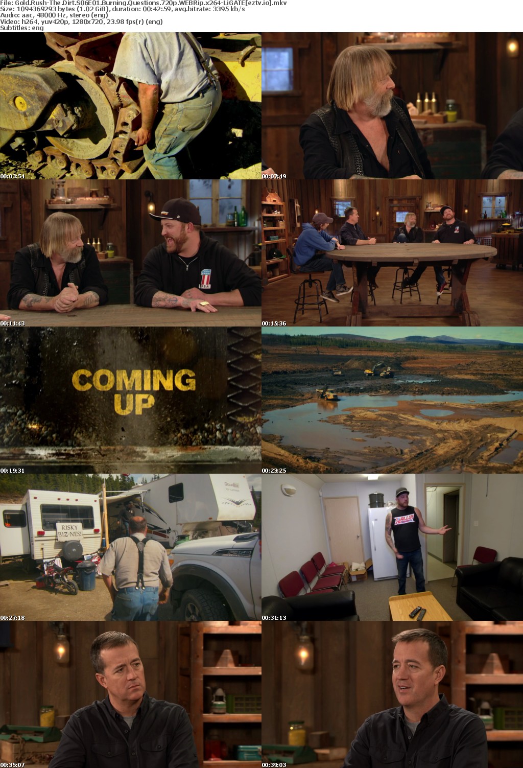 Gold Rush-The Dirt S06E01 Burning Questions 720p WEBRip x264-LiGATE