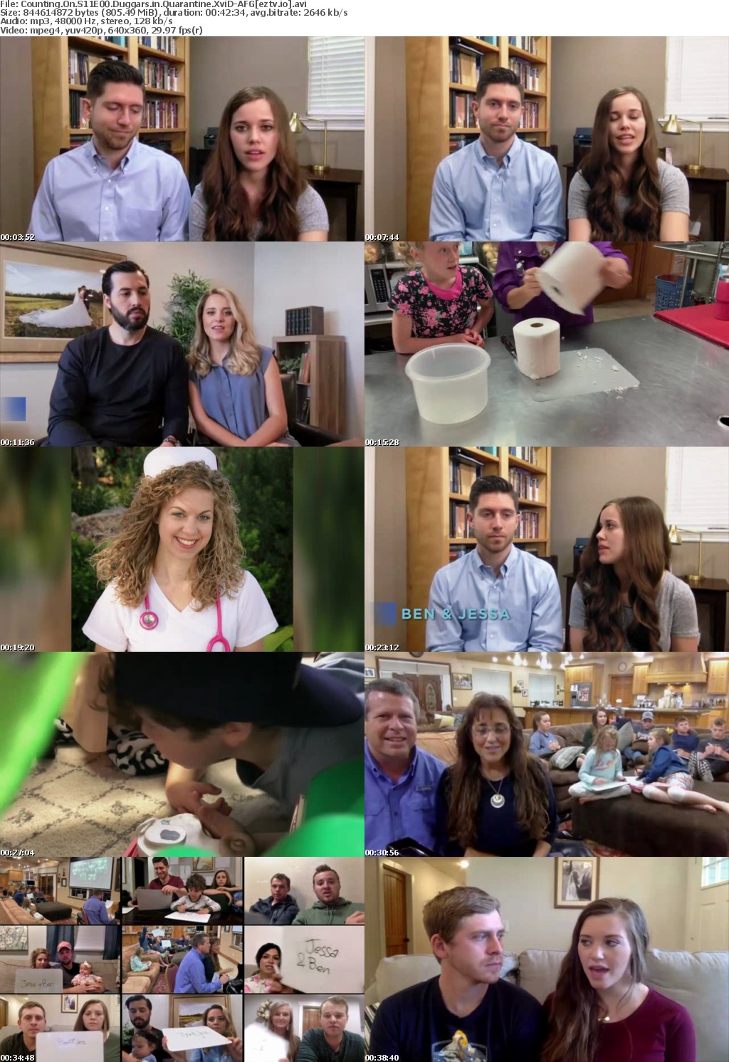 Counting On S11E00 Duggars in Quarantine XviD-AFG