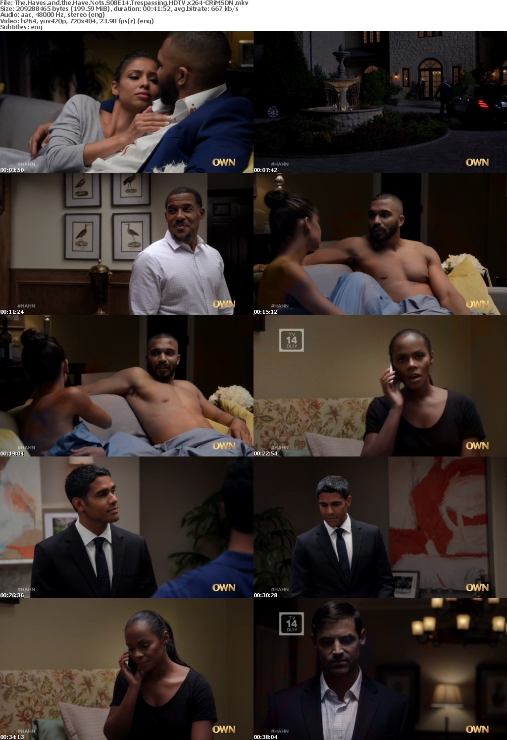 The Haves and the Have Nots S08E14 Trespassing HDTV x264-CRiMSON