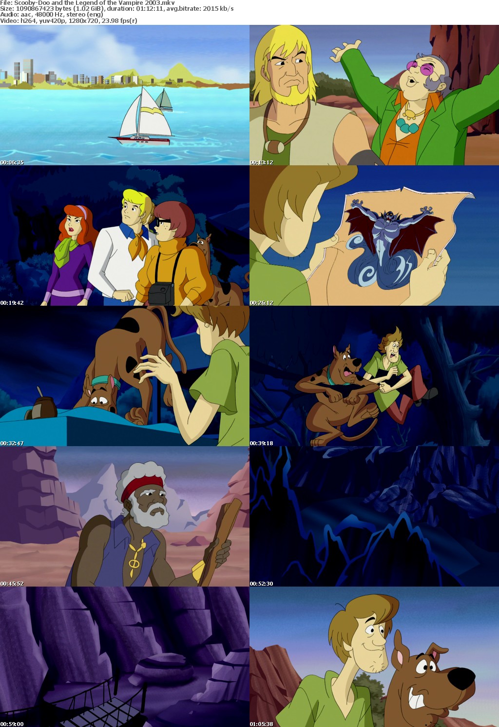 Scooby-Doo and the Legend of the Vampire 2003 720p BluRay x264 i c