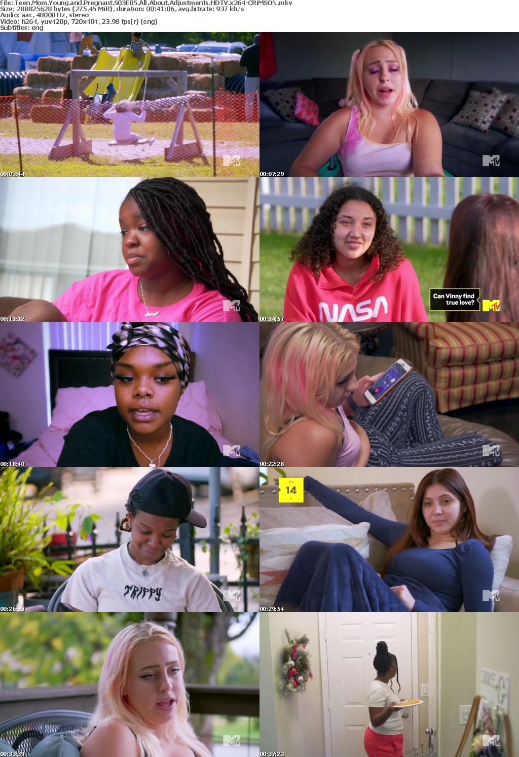 Teen Mom Young and Pregnant S03E05 All About Adjustments HDTV x264-CRiMSON