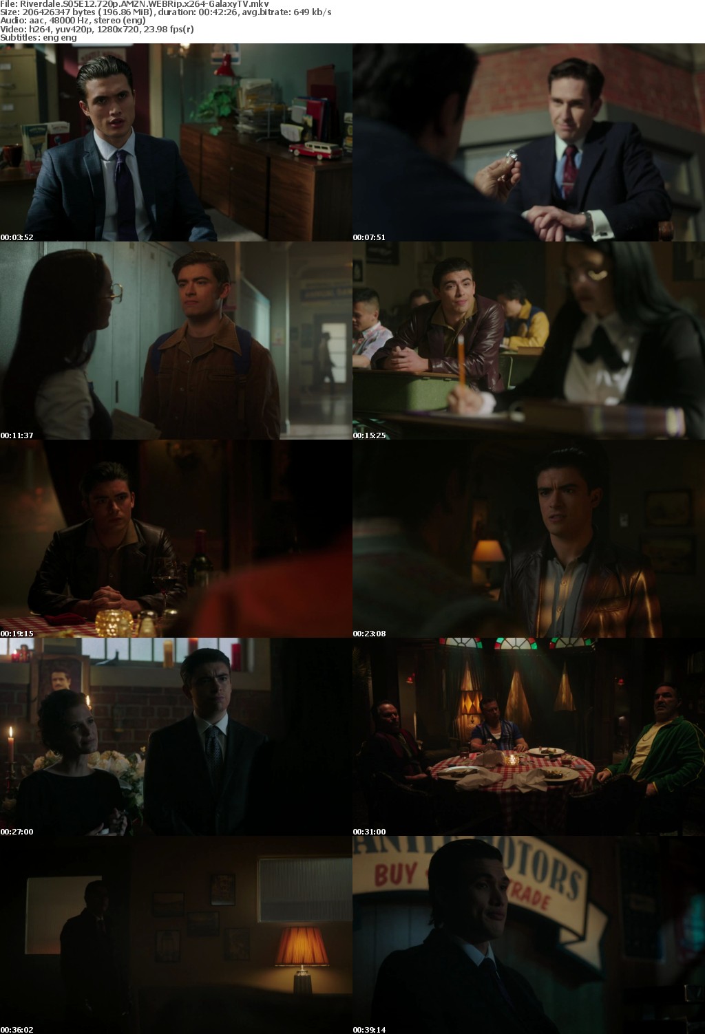 Riverdale US S05 COMPLETE 720p AMZN WEBRip x264-GalaxyTV