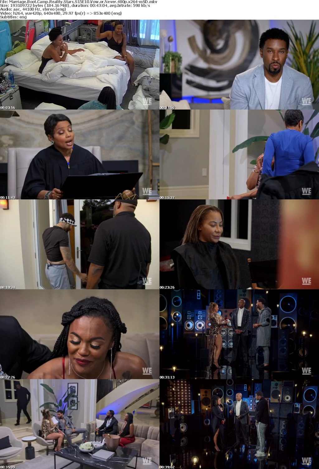 Marriage Boot Camp Reality Stars S15E10 Vow or Never 480p x264-mSD