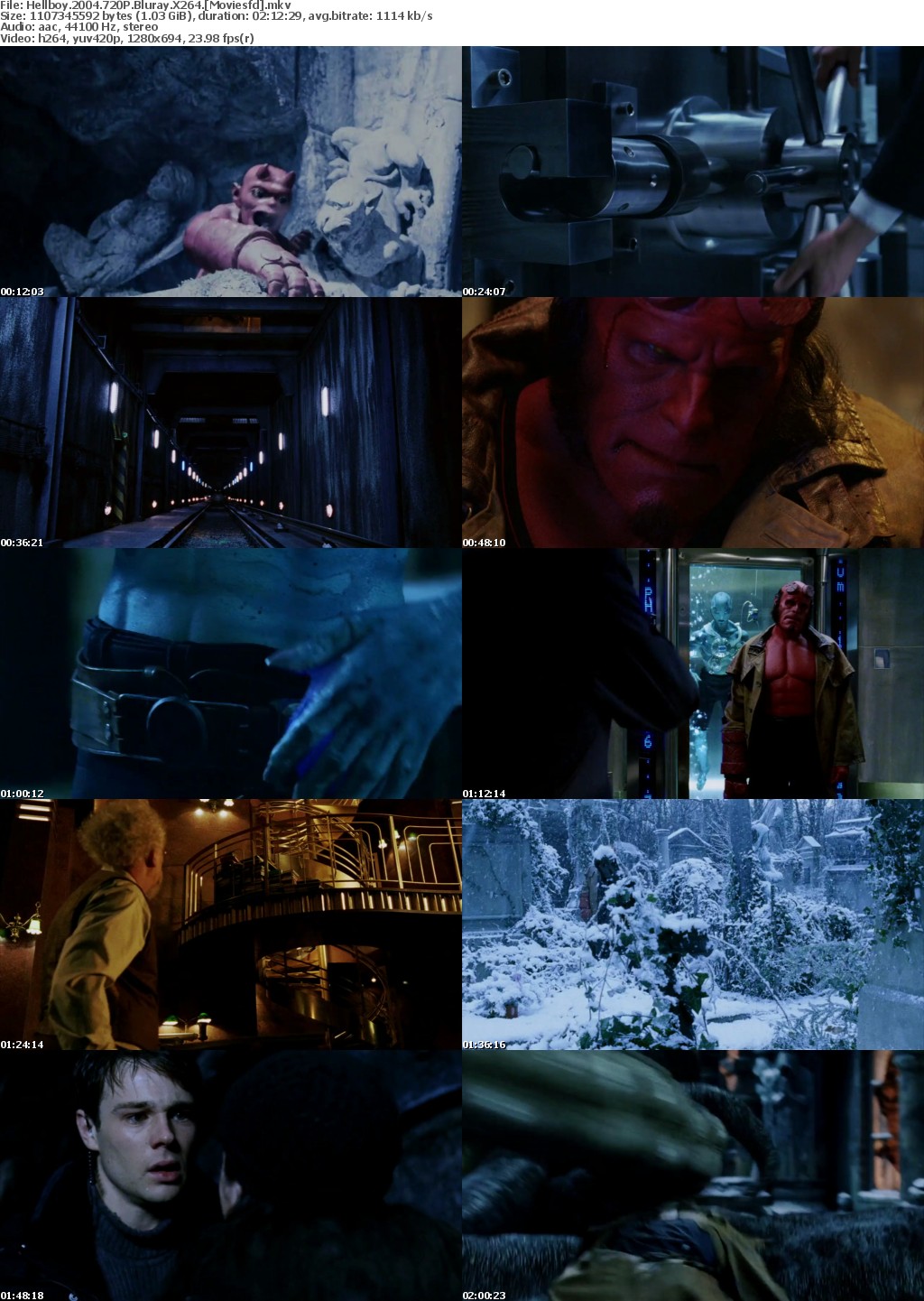 Hellboy (2004) 720p BluRay x264 - MoviesFD