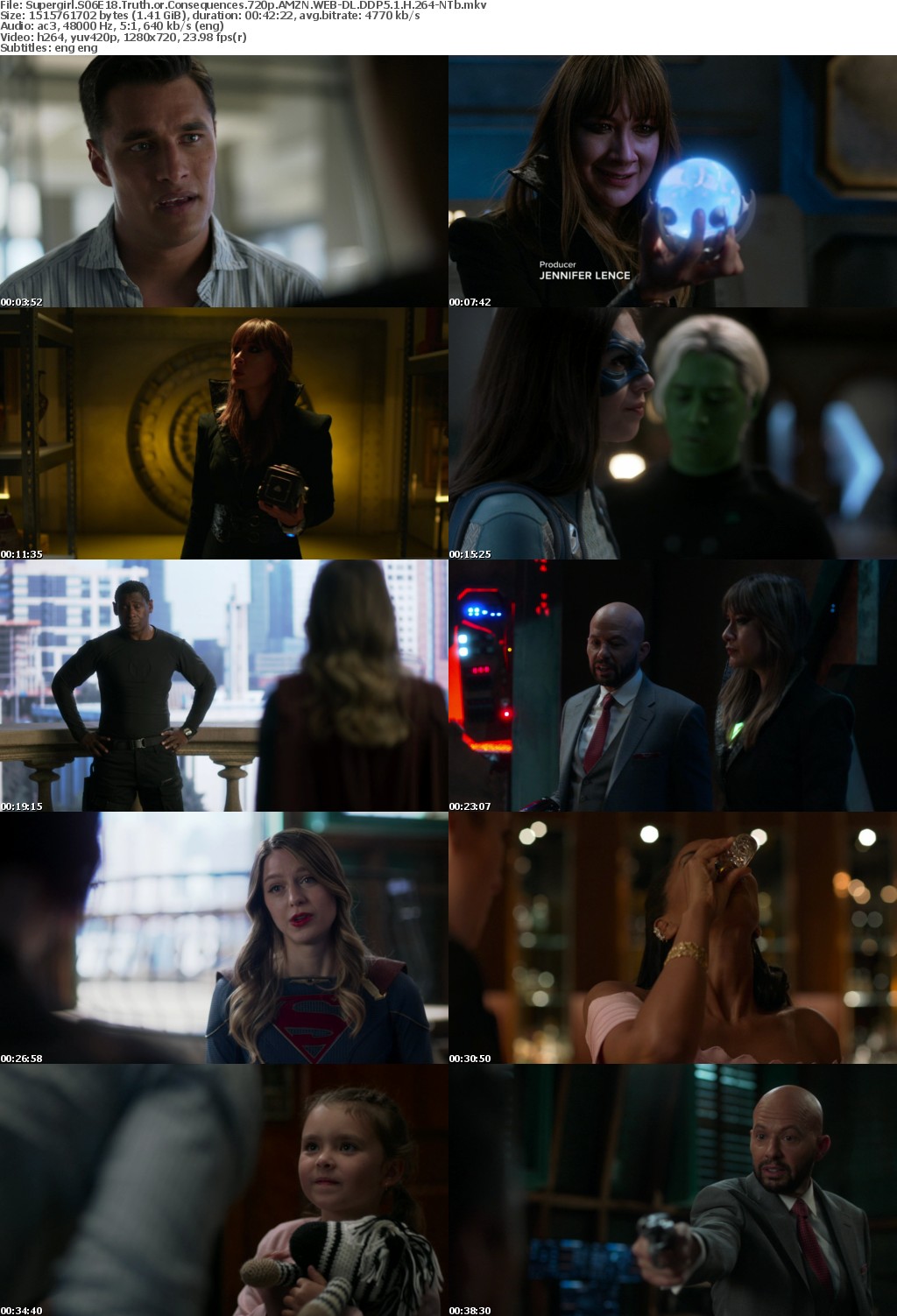 Supergirl S06E18 Truth or Consequences 720p AMZN WEBRip DDP5 1 x264-NTb