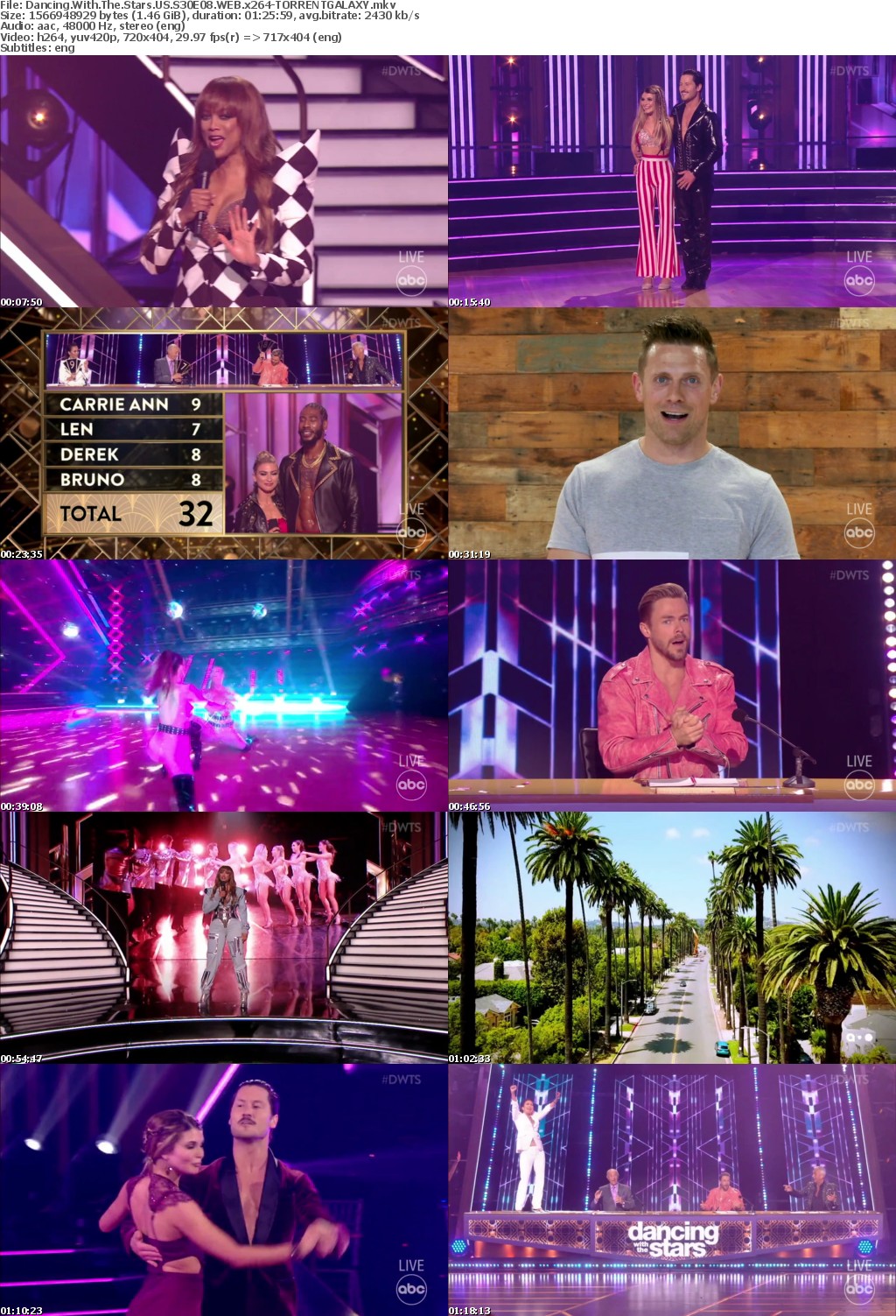 Dancing With The Stars US S30E08 WEB x264-GALAXY