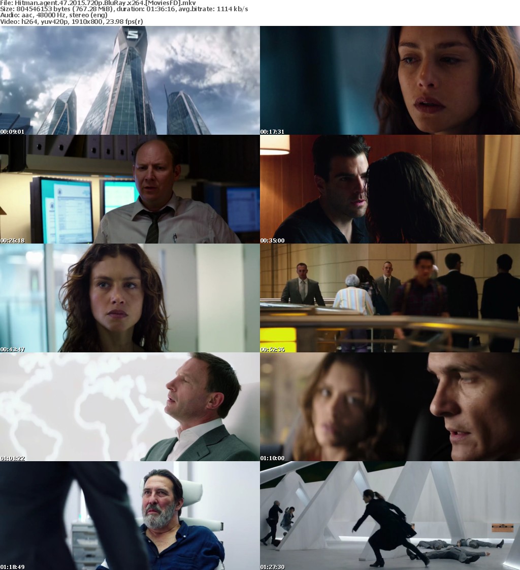 Hitman Agent 47 (2015) 720p BluRay x264 - Moviesfd