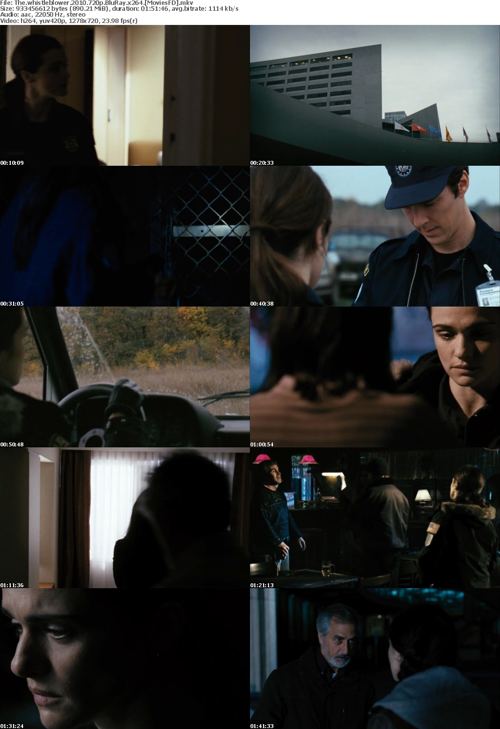The Whistleblower (2010) 720p BluRay x264 - MoviesFD