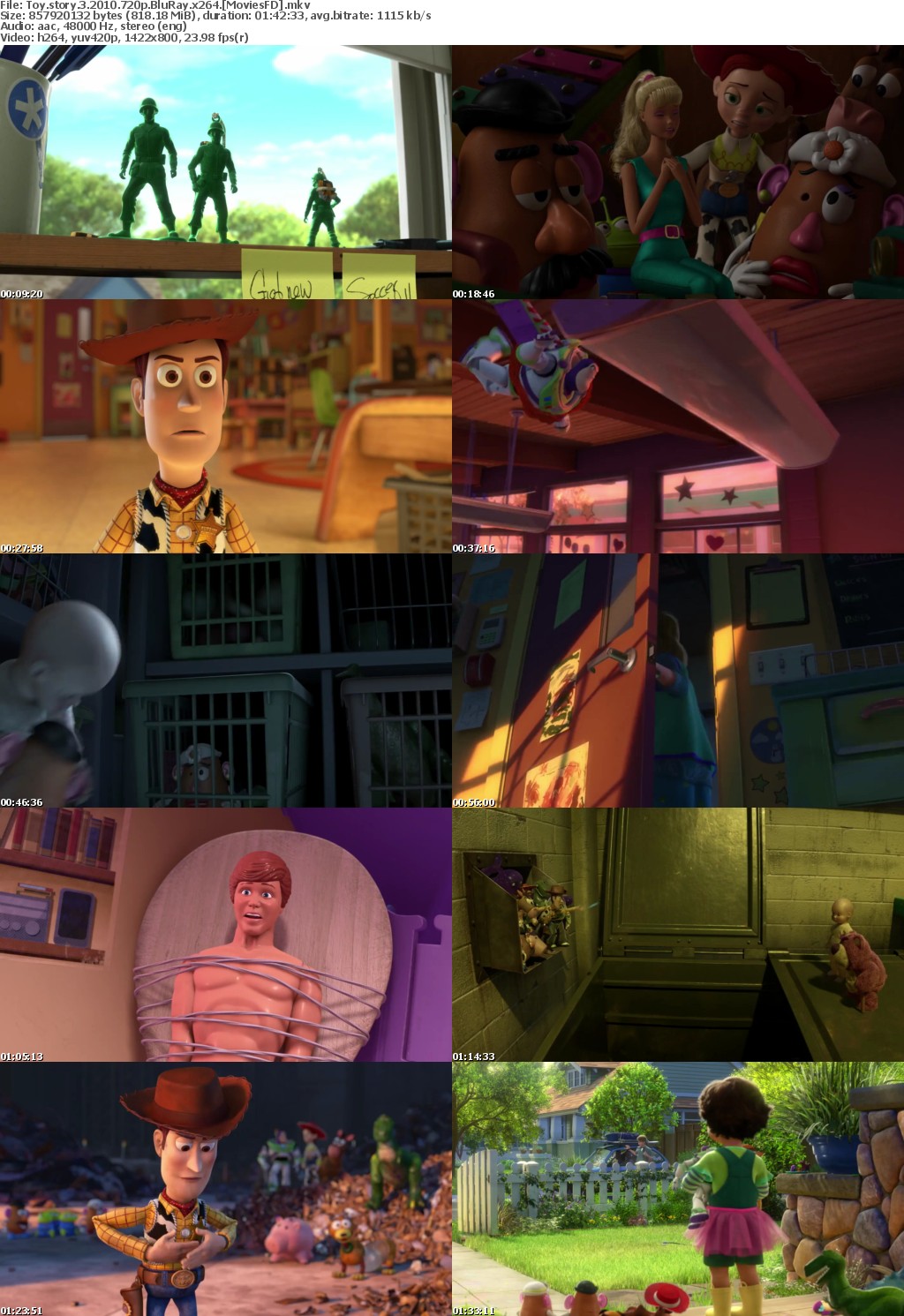Toy Story 3 (2010) 720p BluRay x264 - MoviesFD