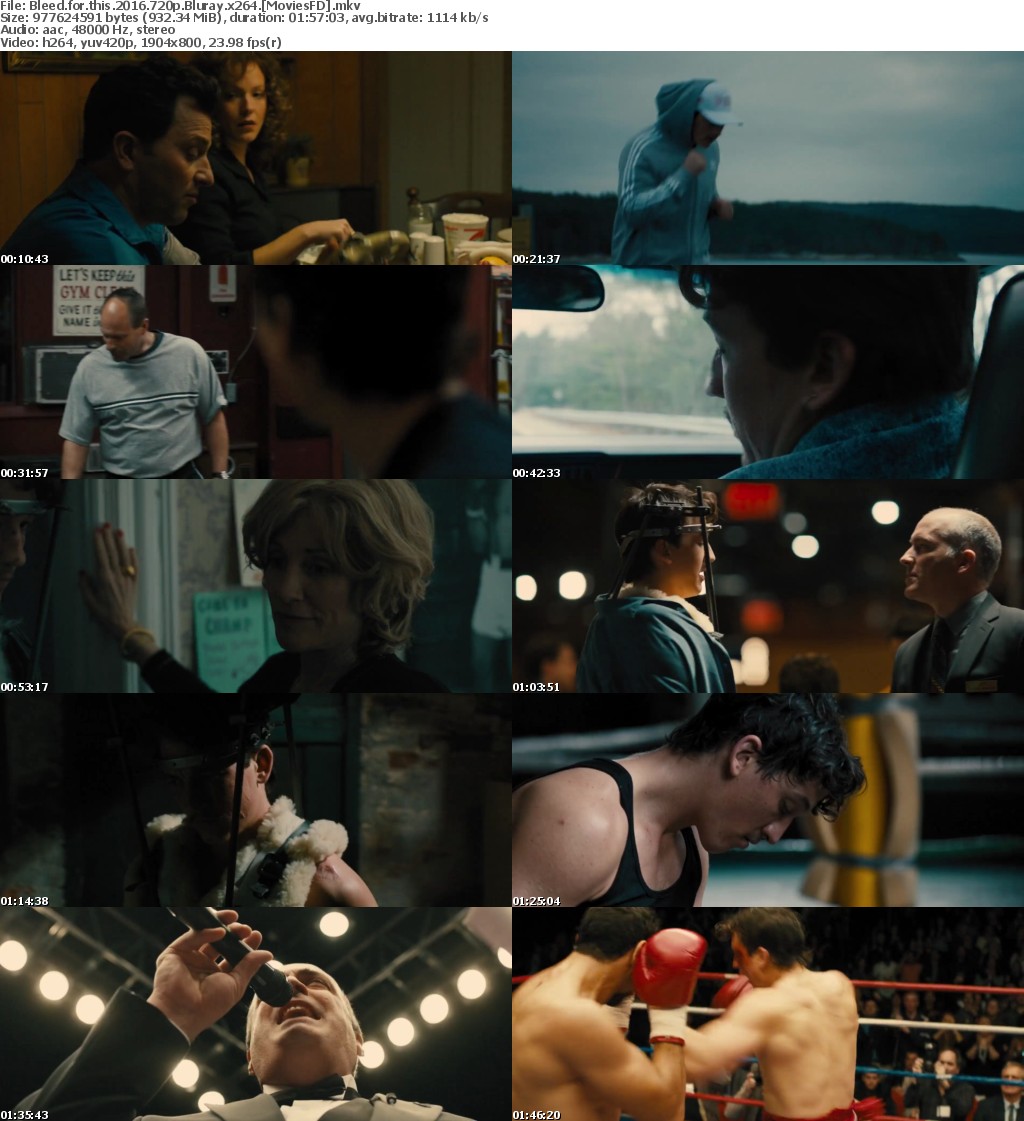 Bleed for This (2016) 720p BluRay x264 - MoviesFD