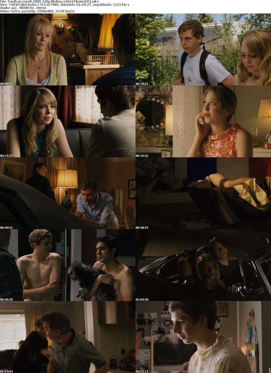 Youth In Revolt (2009) 720p BluRay x264 - MoviesFD
