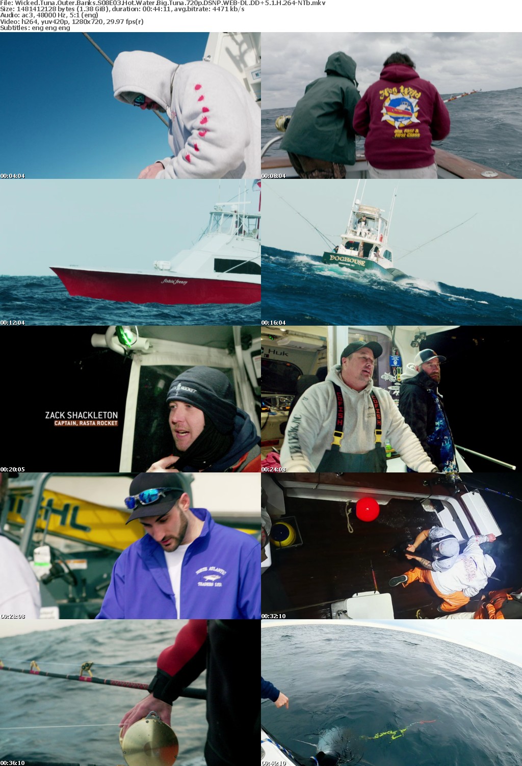 Wicked Tuna Outer Banks S08E03 Hot Water Big Tuna 720p DSNP WEBRip DDP5 1 x264-NTb