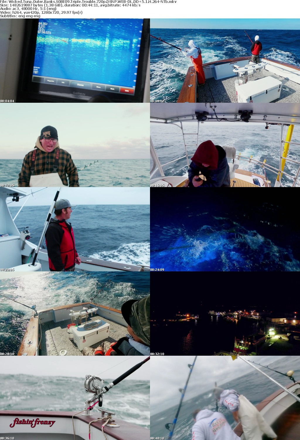 Wicked Tuna Outer Banks S08E09 Triple Trouble 720p DSNP WEBRip DDP5 1 x264-NTb