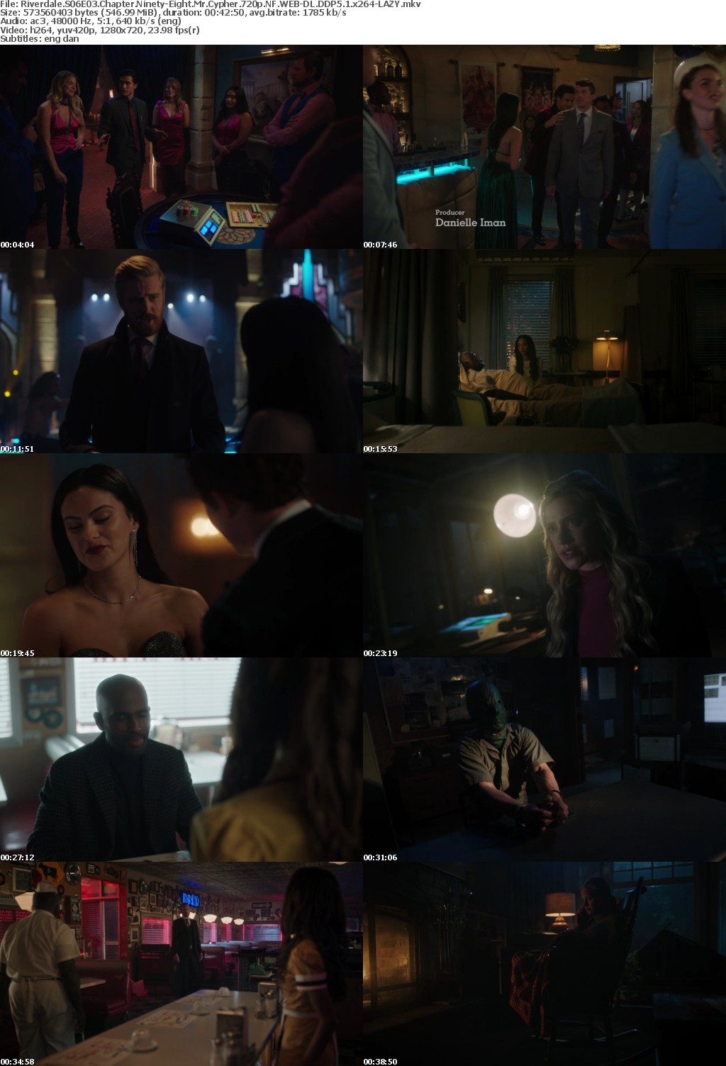 Riverdale US S06E03 Chapter Ninety-Eight Mr Cypher 720p NF WEBRip DDP5 1 x264-LAZY