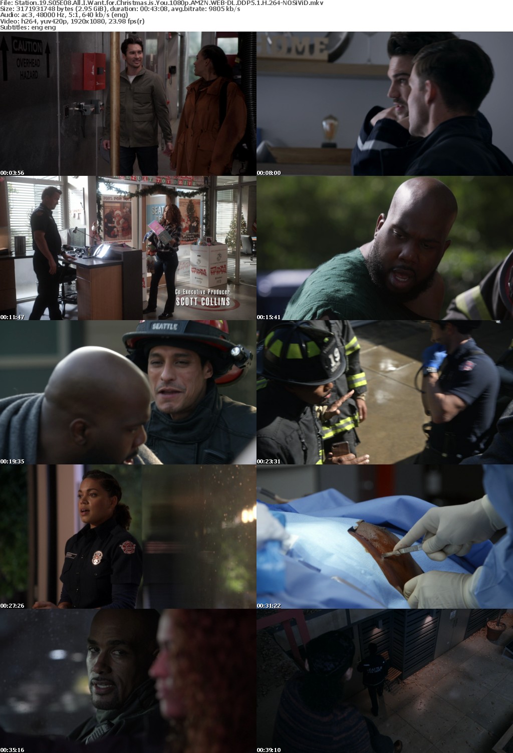 Station 19 S05E08 All I Want for Christmas is You 1080p AMZN WEBRip DDP5 1 x264-NOSiViD