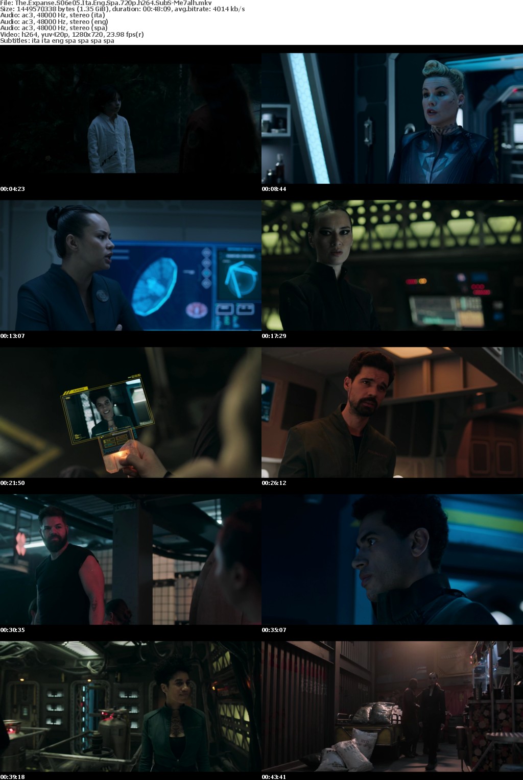 The Expanse S06e05 720p Ita Eng Spa SubS MirCrewRelease byMe7alh