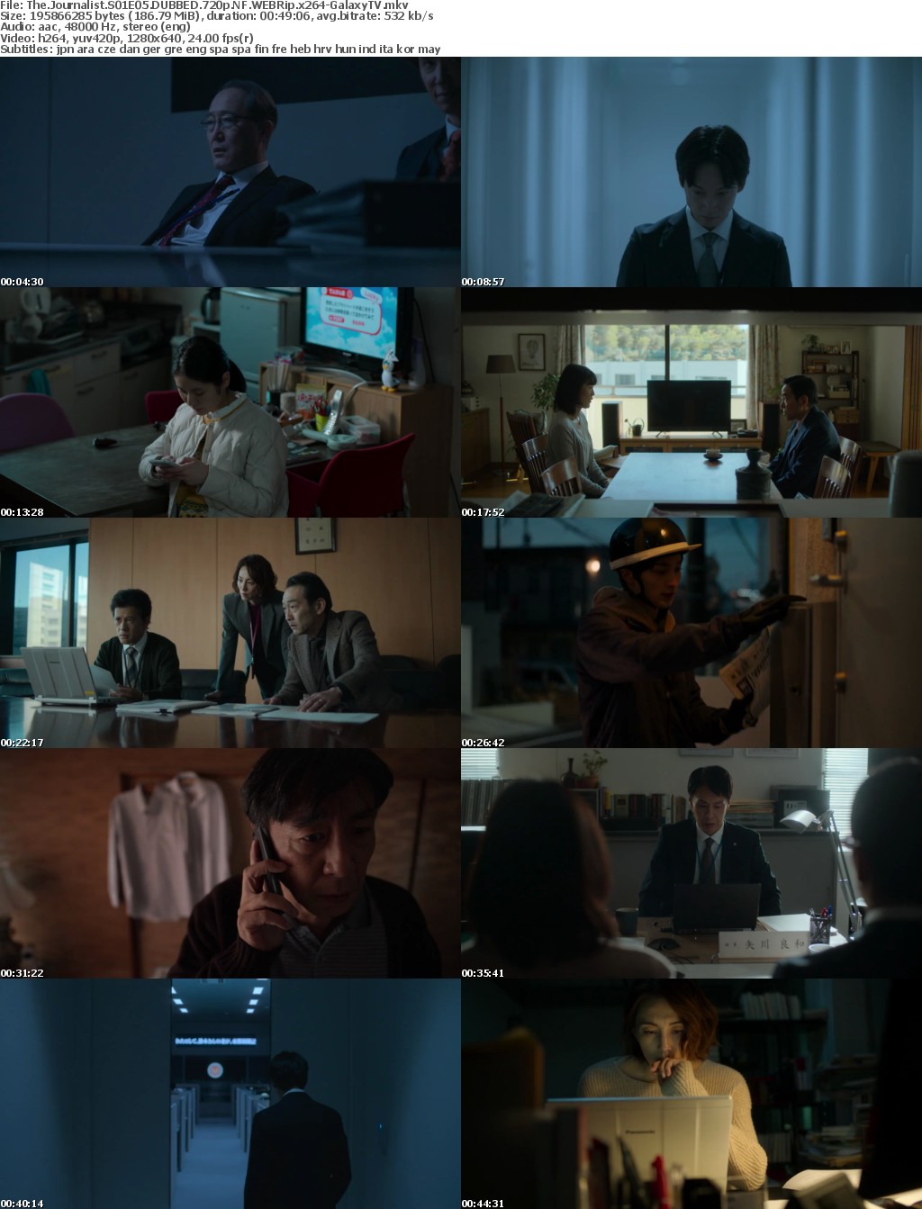 The Journalist S01 COMPLETE DUBBED 720p NF WEBRip x264-GalaxyTV