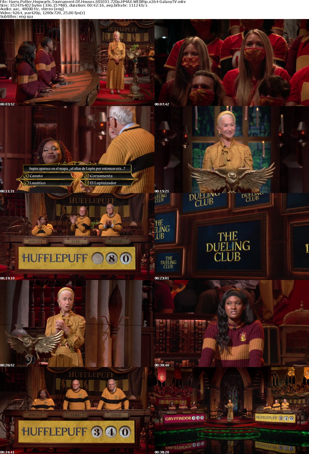 Harry Potter Hogwarts Tournament Of Houses S01 COMPLETE 720p HMAX WEBRip x264-GalaxyTV