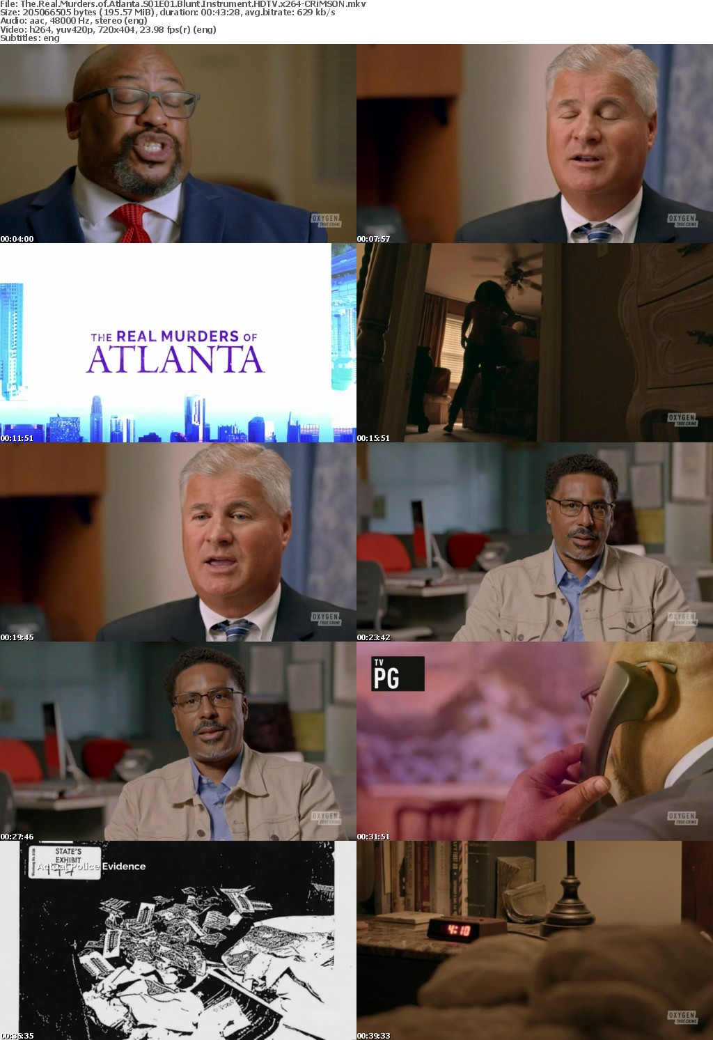 The Real Murders of Atlanta S01E01 Blunt Instrument HDTV x264-CRiMSON