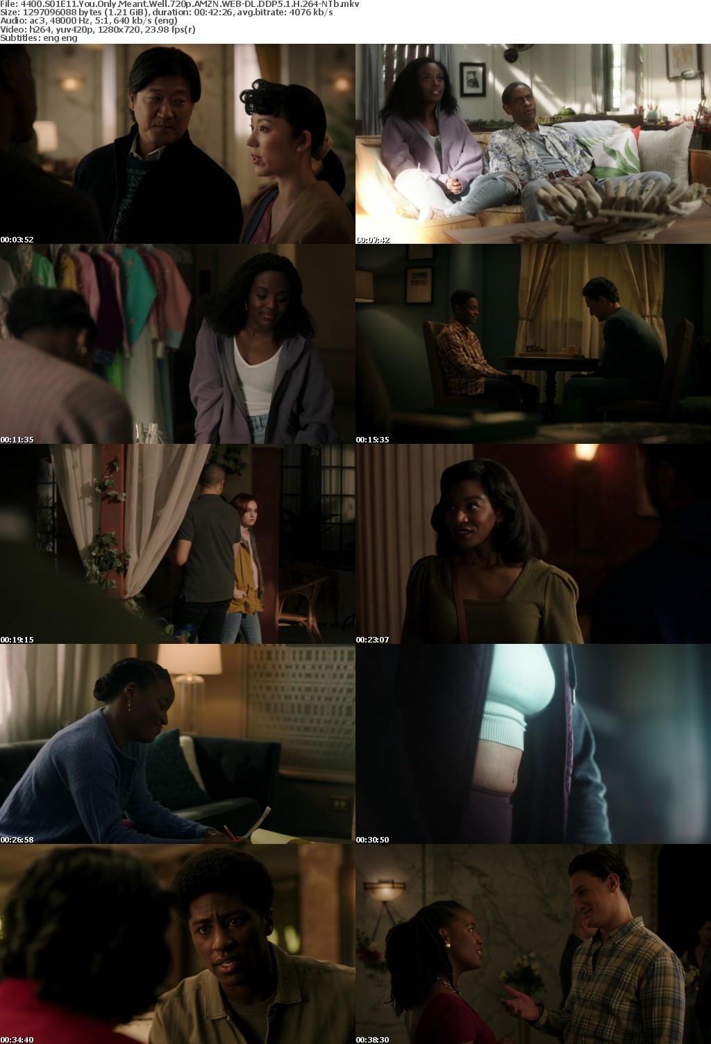 4400 S01E11 You Only Meant Well 720p AMZN WEBRip DDP5 1 x264-NTb