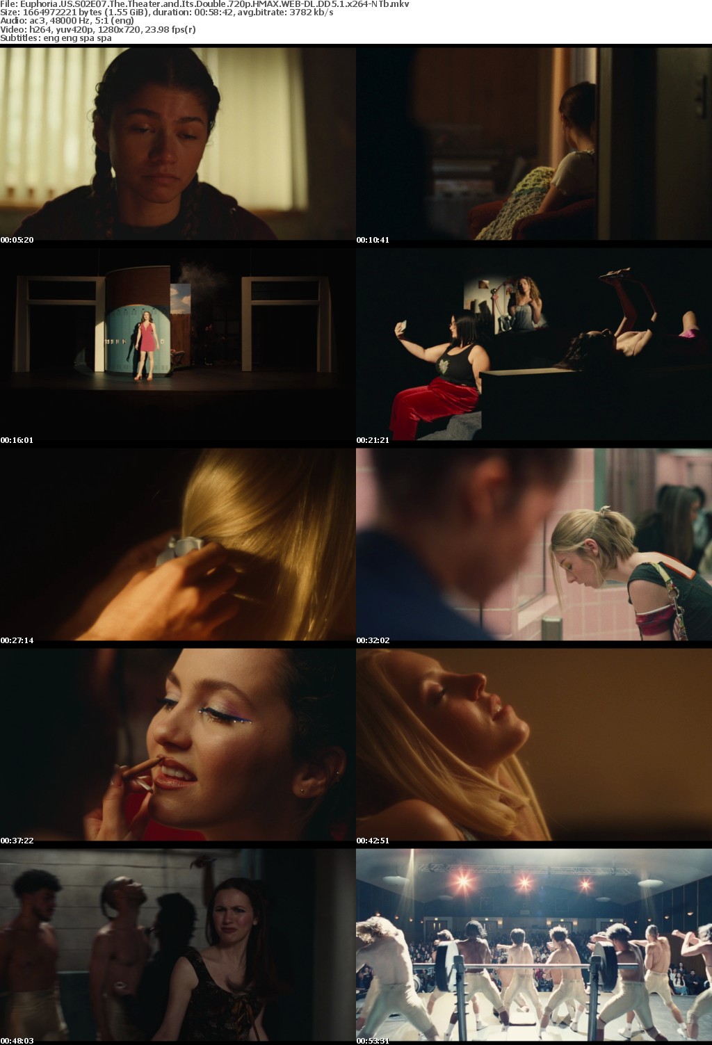Euphoria US S02E07 The Theater and Its Double 720p HMAX WEBRip DD5 1 x264-NTb
