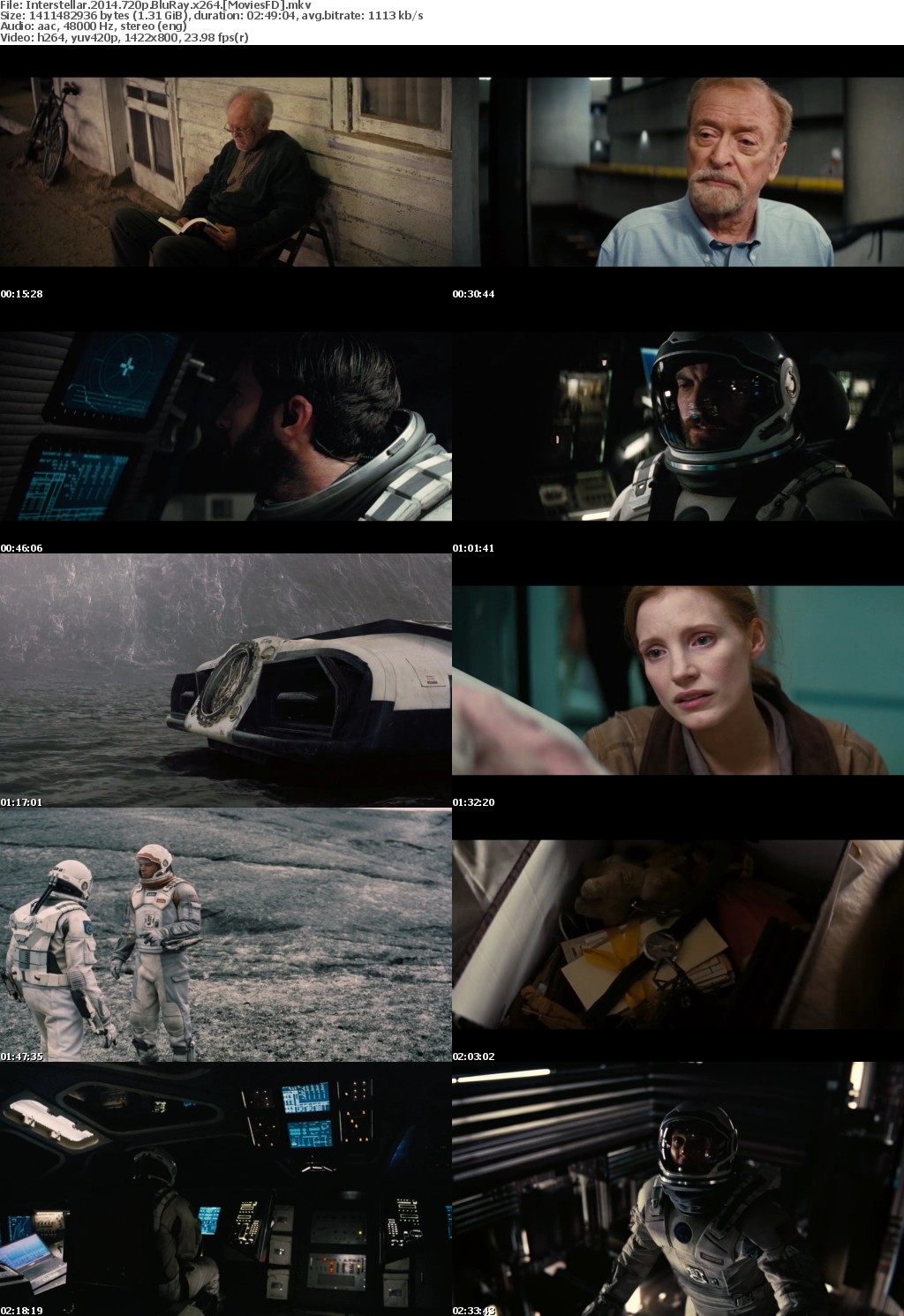 Interstellar (2014) 720p BluRay x264 - MoviesFD