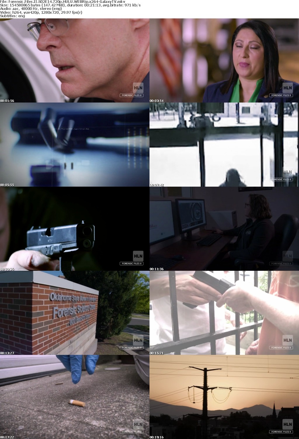 Forensic Files II S02 COMPLETE 720p HULU WEBRip x264-GalaxyTV