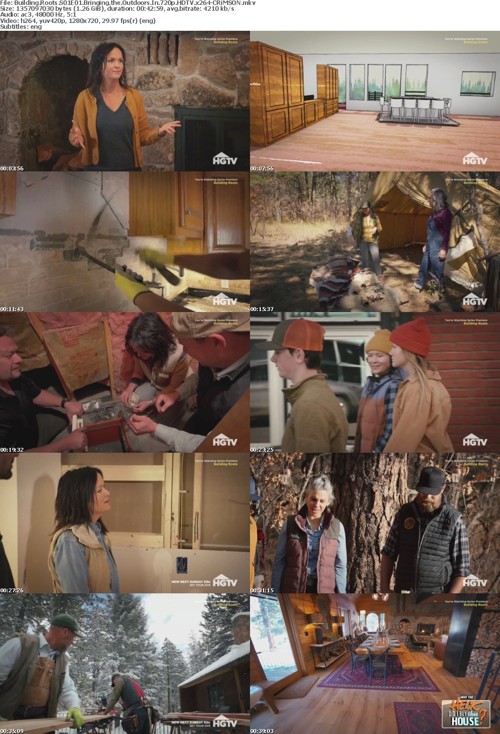 Building Roots S01E01 Bringing the Outdoors In 720p HDTV x264-CRiMSON