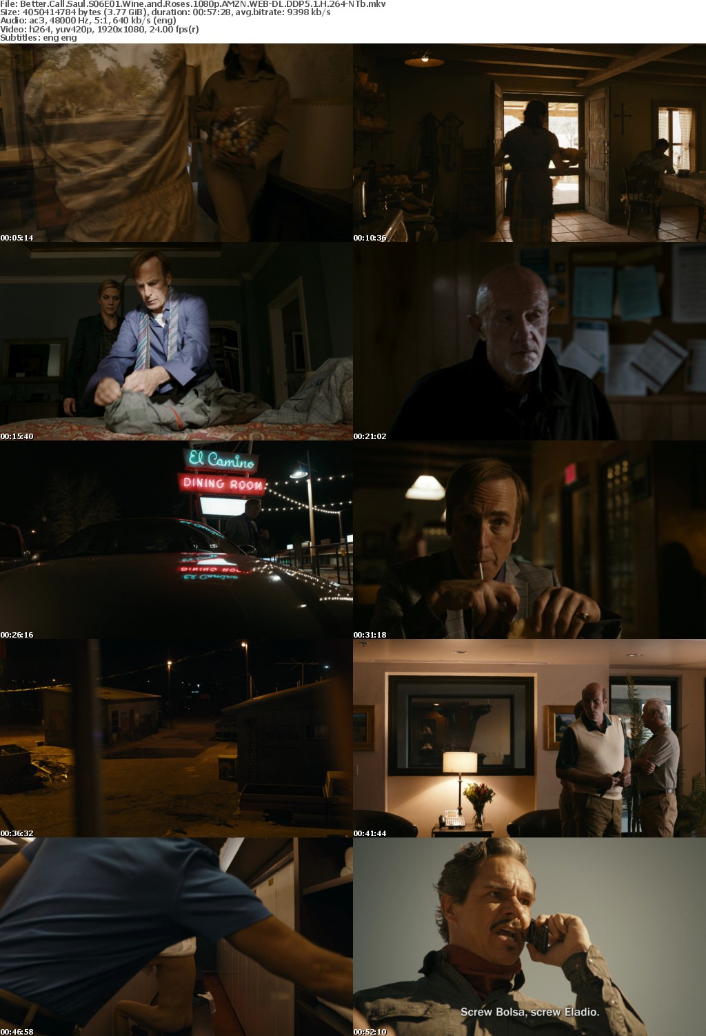 Better Call Saul S06E01 Wine and Roses 1080p AMZN WEBRip DDP5 1 x264-NTb