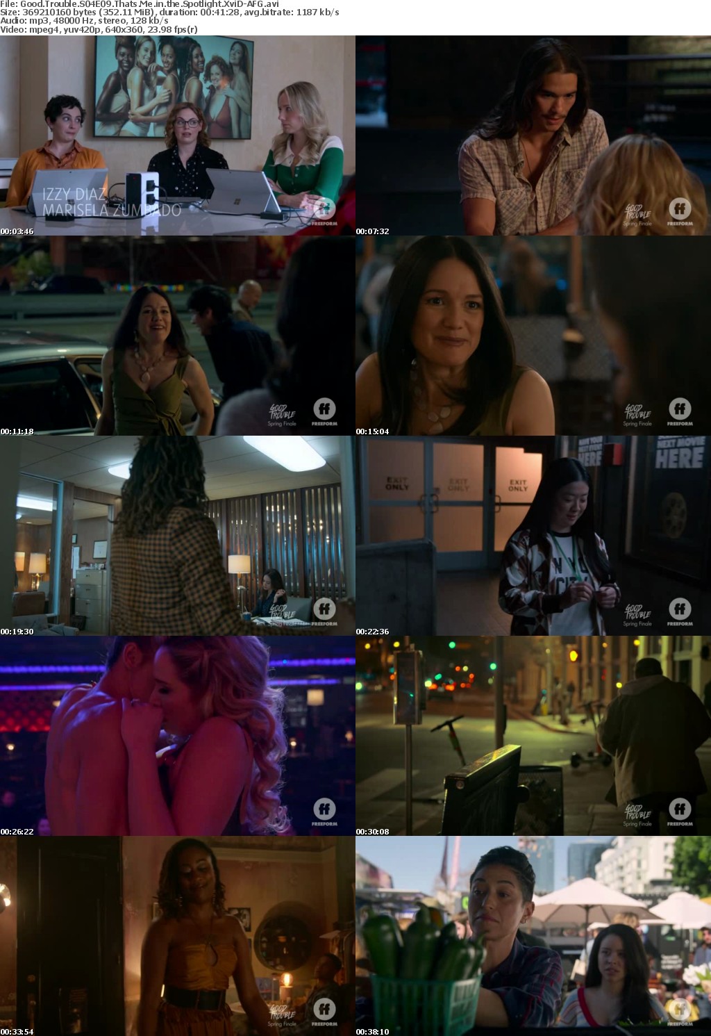 Good Trouble S04E09 Thats Me in the Spotlight XviD-AFG