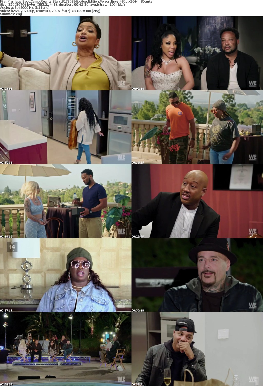 Marriage Boot Camp Reality Stars S17E03 Hip Hop Edition Poison Envy 480p x264-mSD