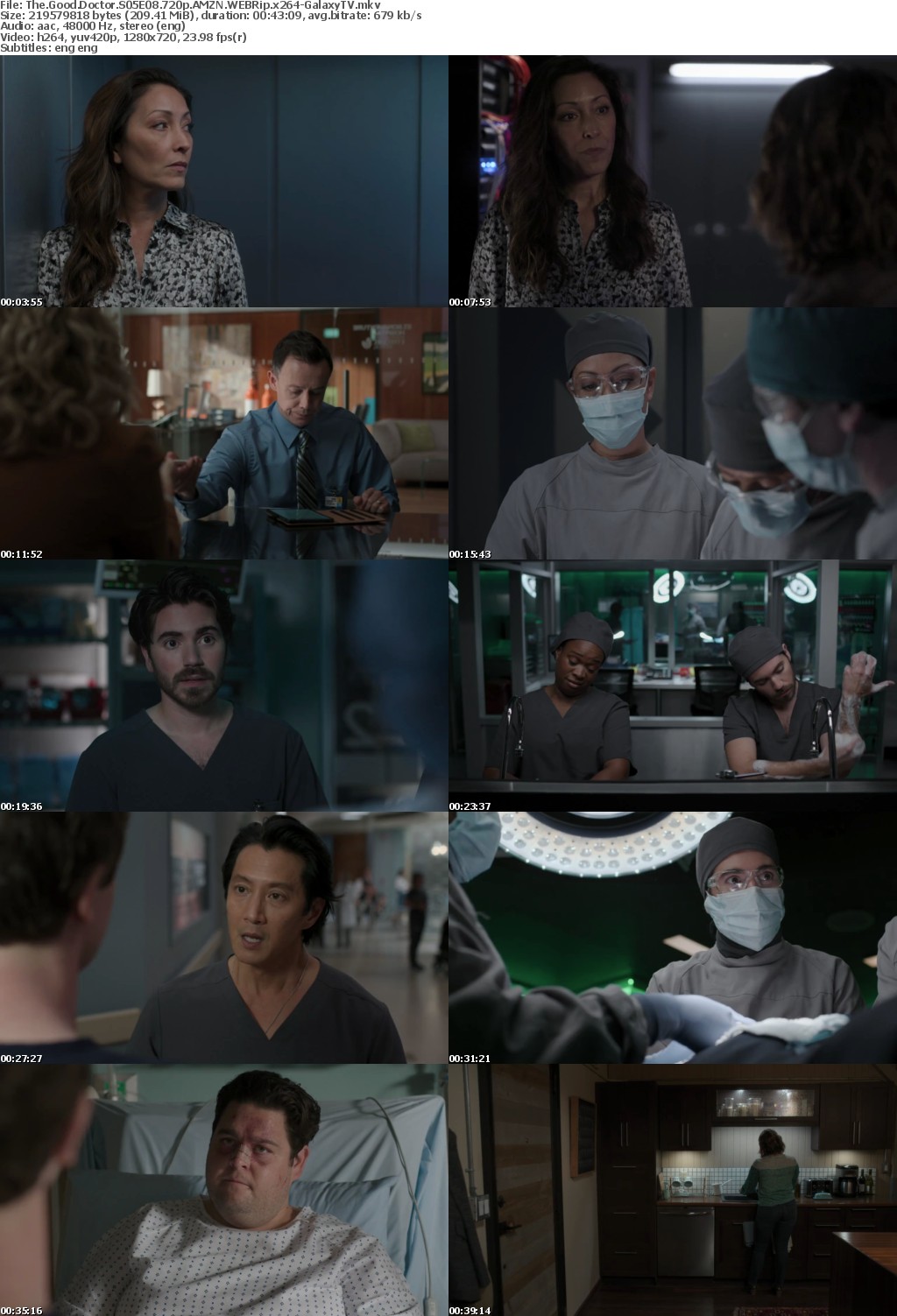 The Good Doctor S05 COMPLETE 720p AMZN WEBRip x264-GalaxyTV