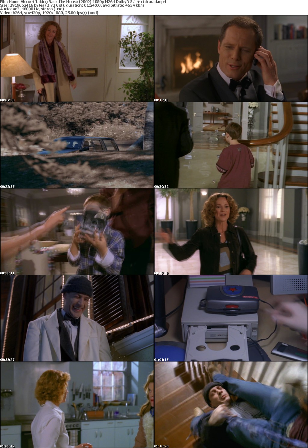 Home Alone 4 Taking Back The House (2002) 1080p H264 DolbyD 5 1 nickarad