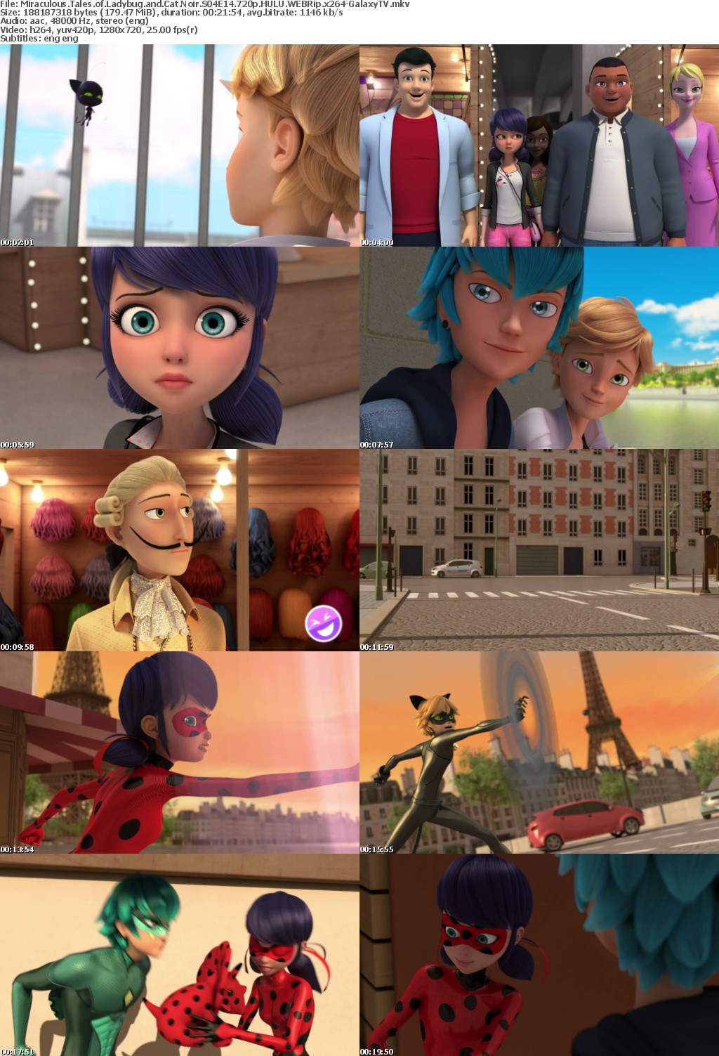 Miraculous Tales of Ladybug and Cat Noir S04 COMPLETE 720p HULU WEBRip x264-GalaxyTV