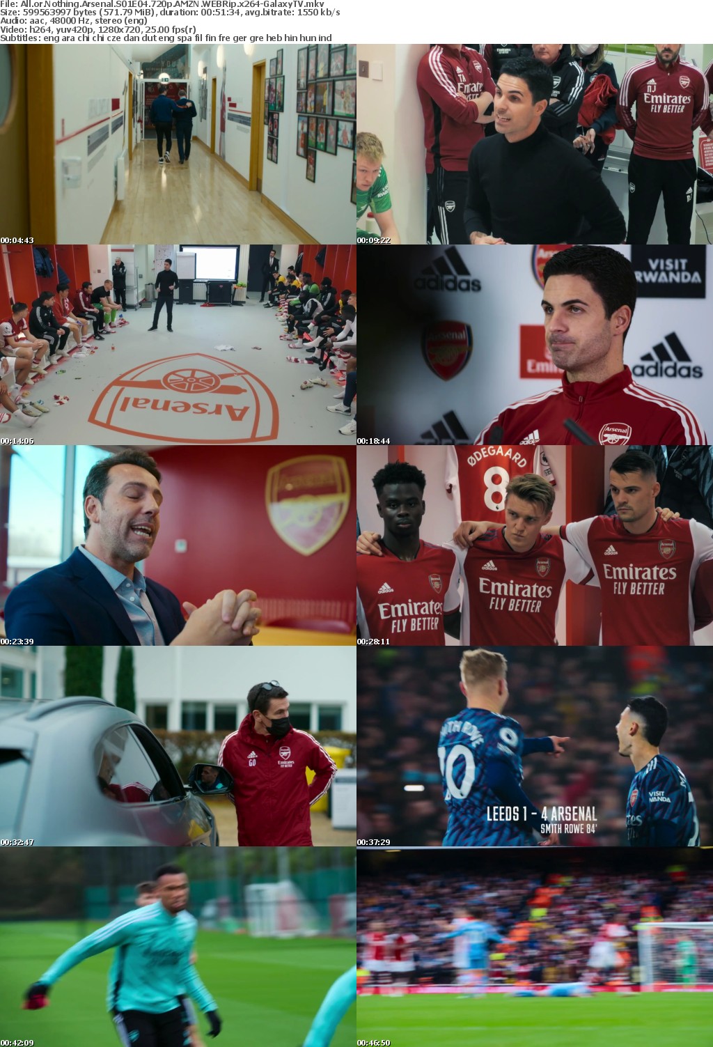 All or Nothing Arsenal S01 COMPLETE REPACK 720p AMZN WEBRip x264-GalaxyTV