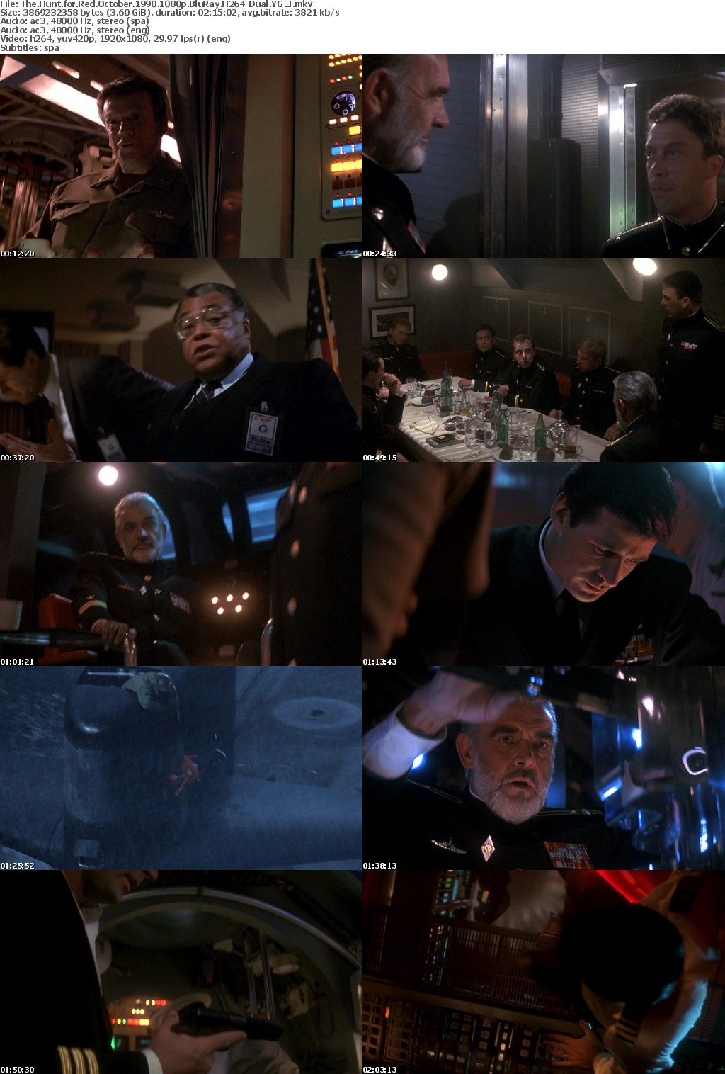 The Hunt for Red October 1990 1080p BluRay H264-Dual YG
