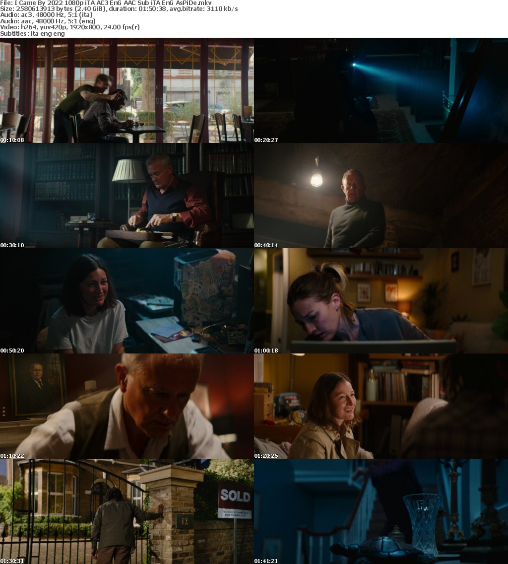 I Came By 2022 1080p iTA AC3 EnG AAC Sub iTA EnG AsPiDe