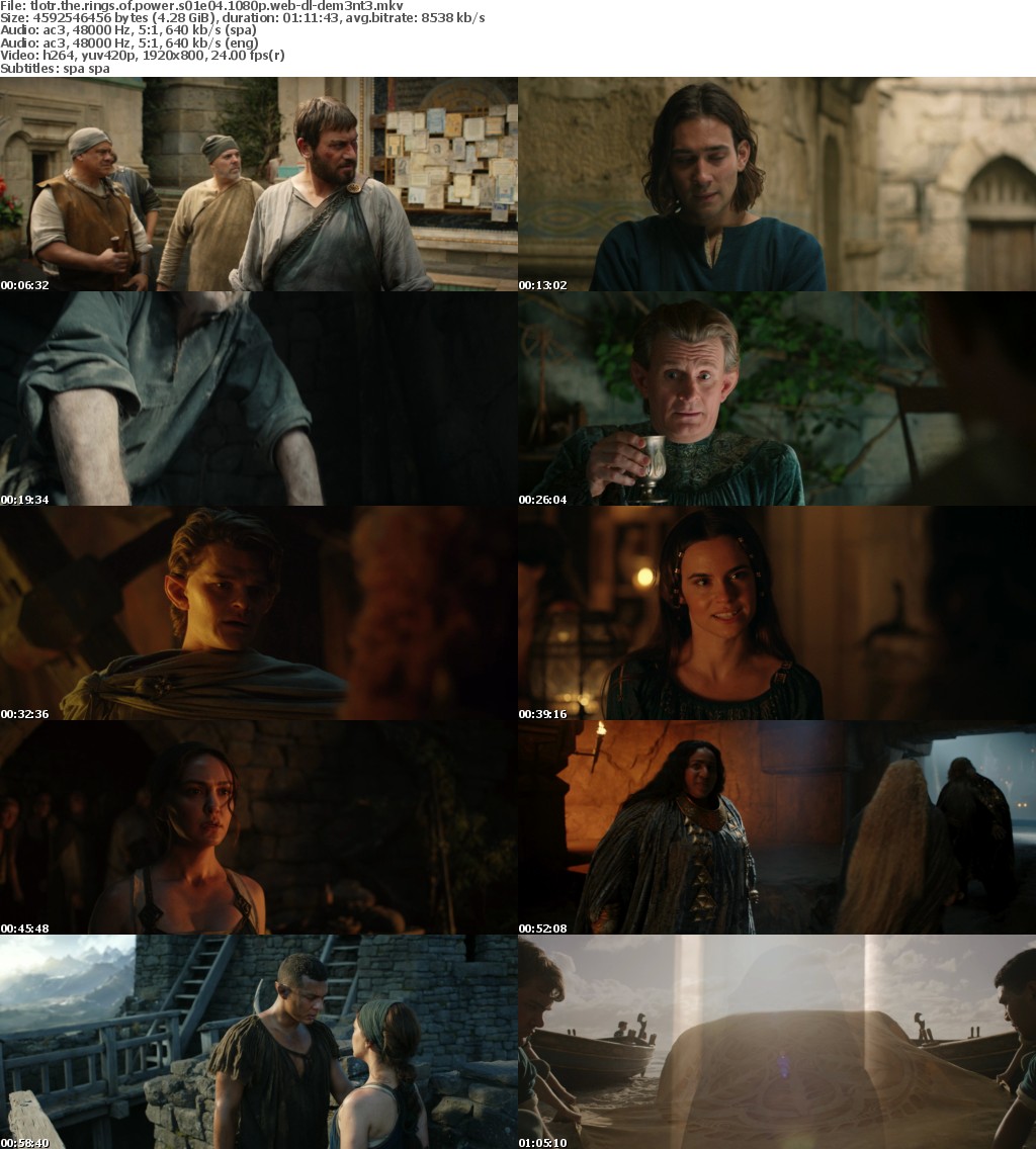 The Lord of the Rings The Rings of Power S01E04 SPANiSH 1080p AMZN WEB-DL x264-dem3nt3
