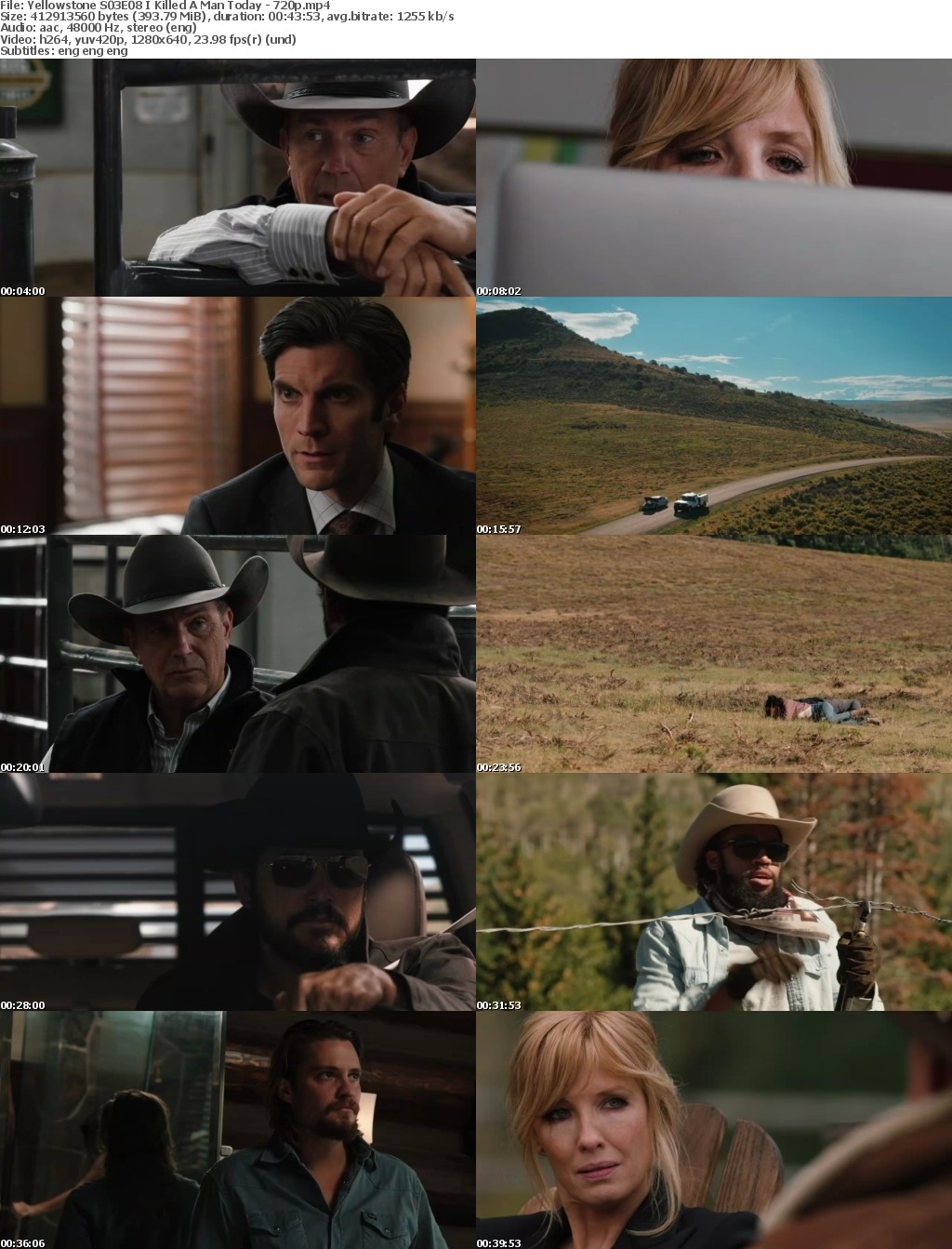 Yellowstone Season 3 (S03) 720p x264 Phun Psyz