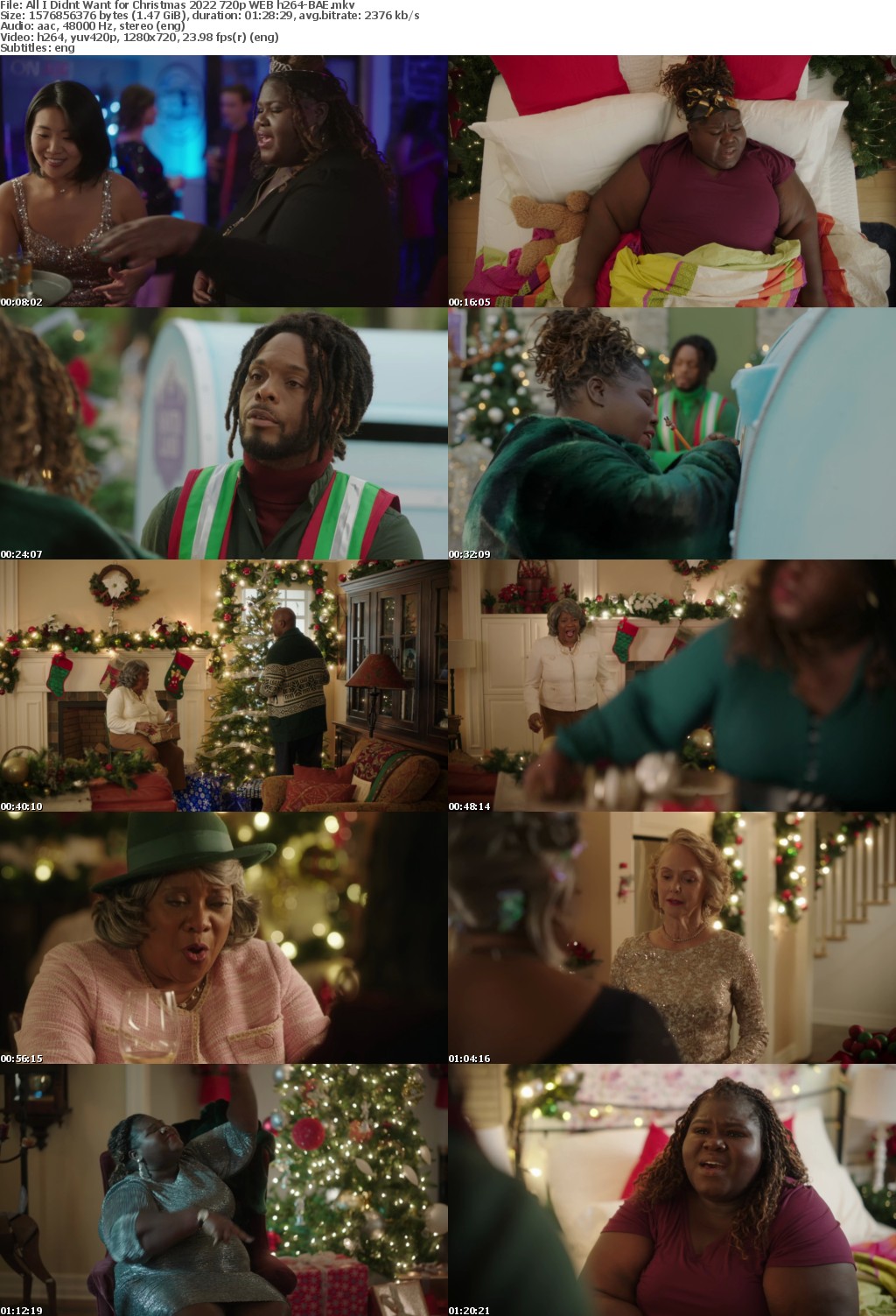 All I Didnt Want For Christmas 2022 720p WEB H264-BAE
