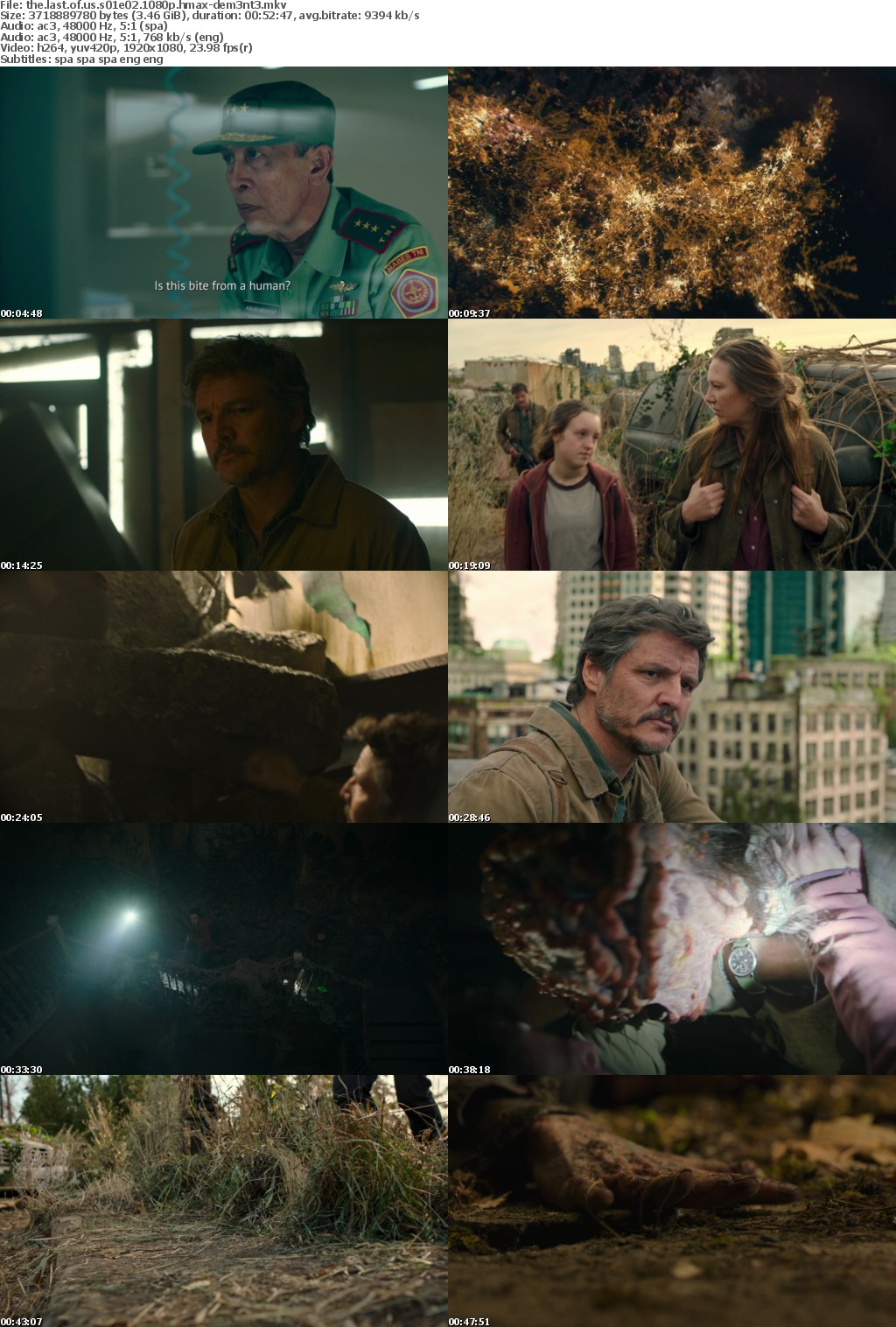 The Last Of Us S01E02 SPANiSH 1080p HMAX WEB-DL x264-dem3nt3