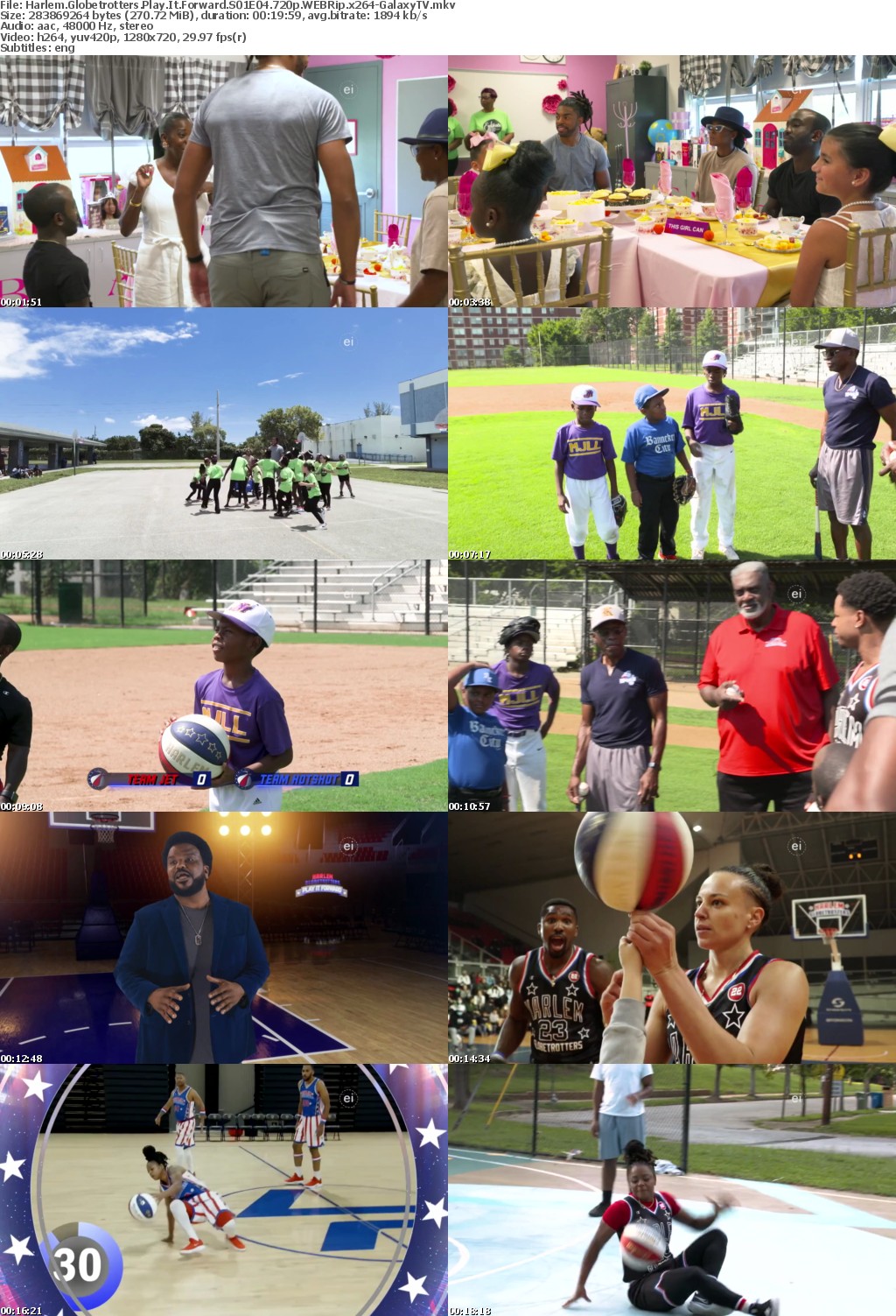 Harlem Globetrotters Play It Forward S01 COMPLETE 720p WEBRip x264-GalaxyTV
