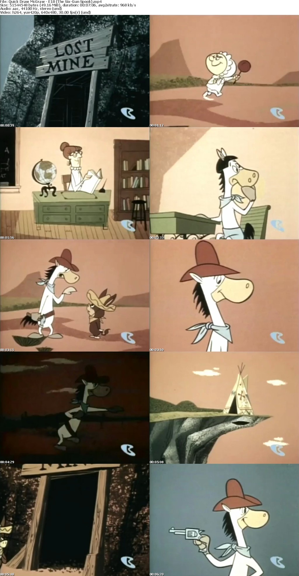 Quickdraw McGraw (Cartoon collection in MP4 format) Lando18