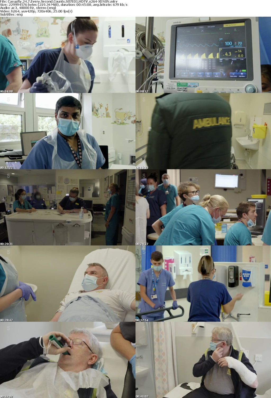 Casualty 24 7 Every Second Counts S07E01 HDTV x264-XEN0N